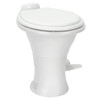 White ceramic RV toilet.