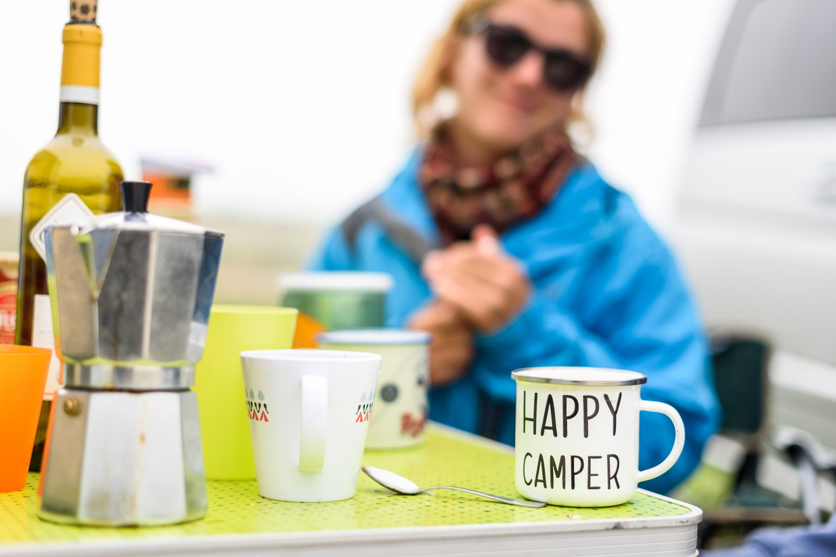 How do you take your coffee (camping)?