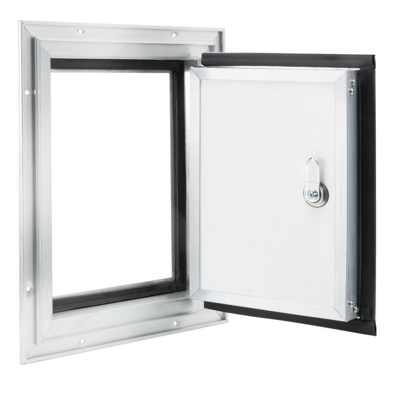 Square RV Baggage Door and Compartment Storage 9
