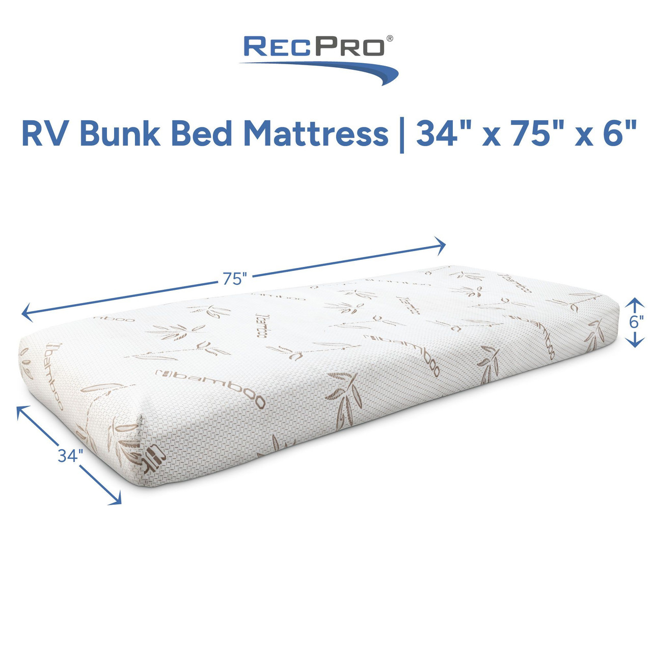 RV Bunk Bed Mattress - 34