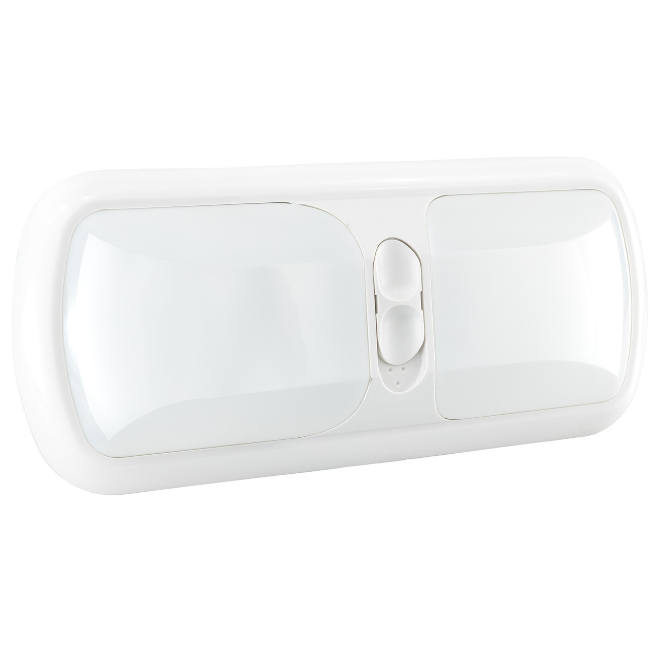 Double Dome 12V RV Light with Switch - RecPro