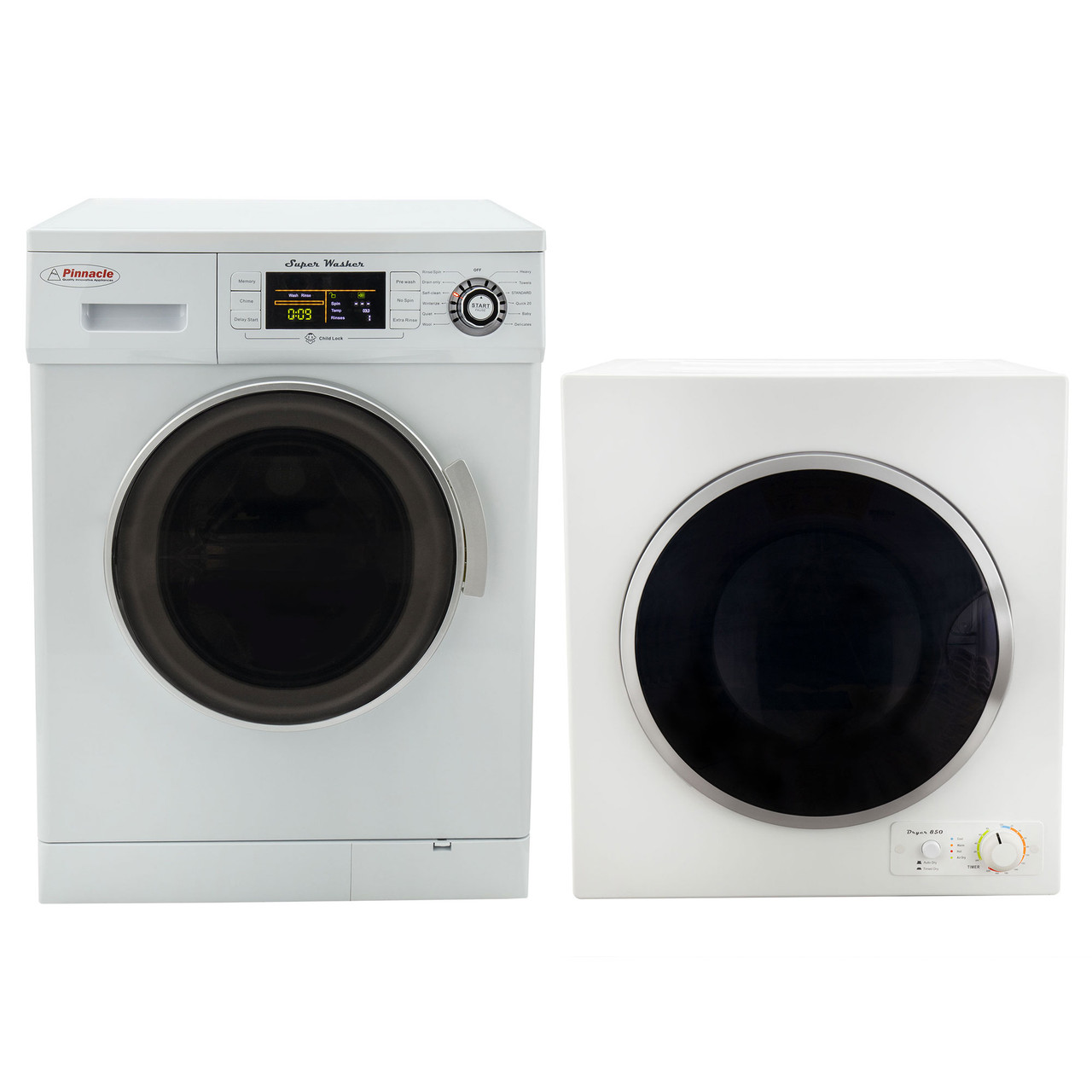 RV Washer and Dryer Combo Super Washer and Electric Dryer RecPro