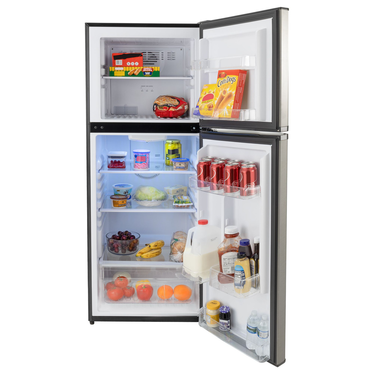 RV Refrigerator 10 Cubic Feet 12V Stainless Steel RecPro
