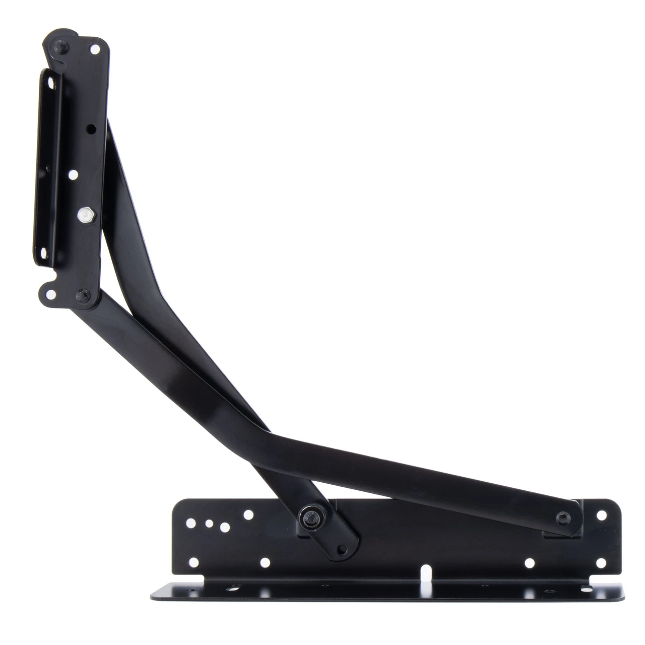 steel L-bracket futon hinge reinforcement installation