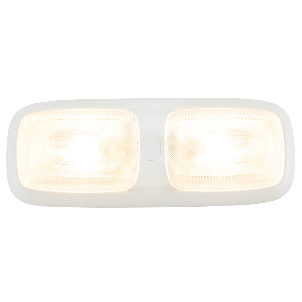 12V Double Dome Pancake RV Light - RecPro