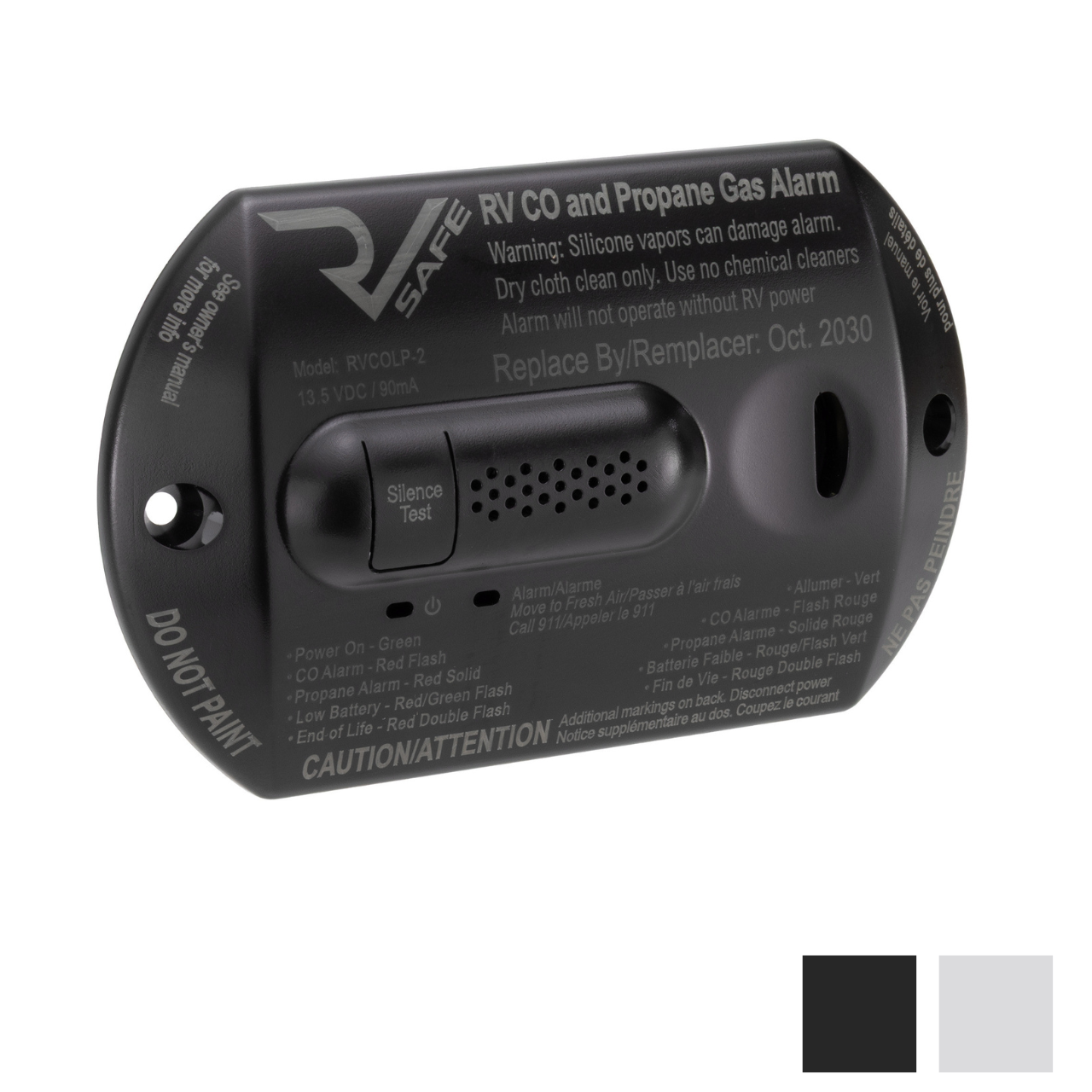 Gas/Koolmonoxide Detector Vetus 12/24V incl Sensor | Hattink Thermo Parts