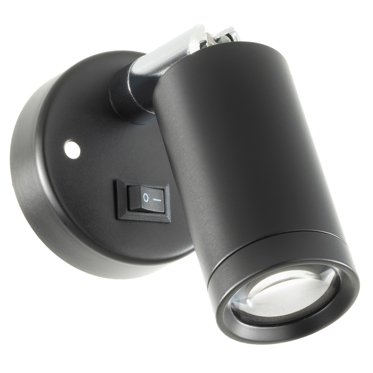 RV Reading Light 12V LED Black with Swivel RecPro