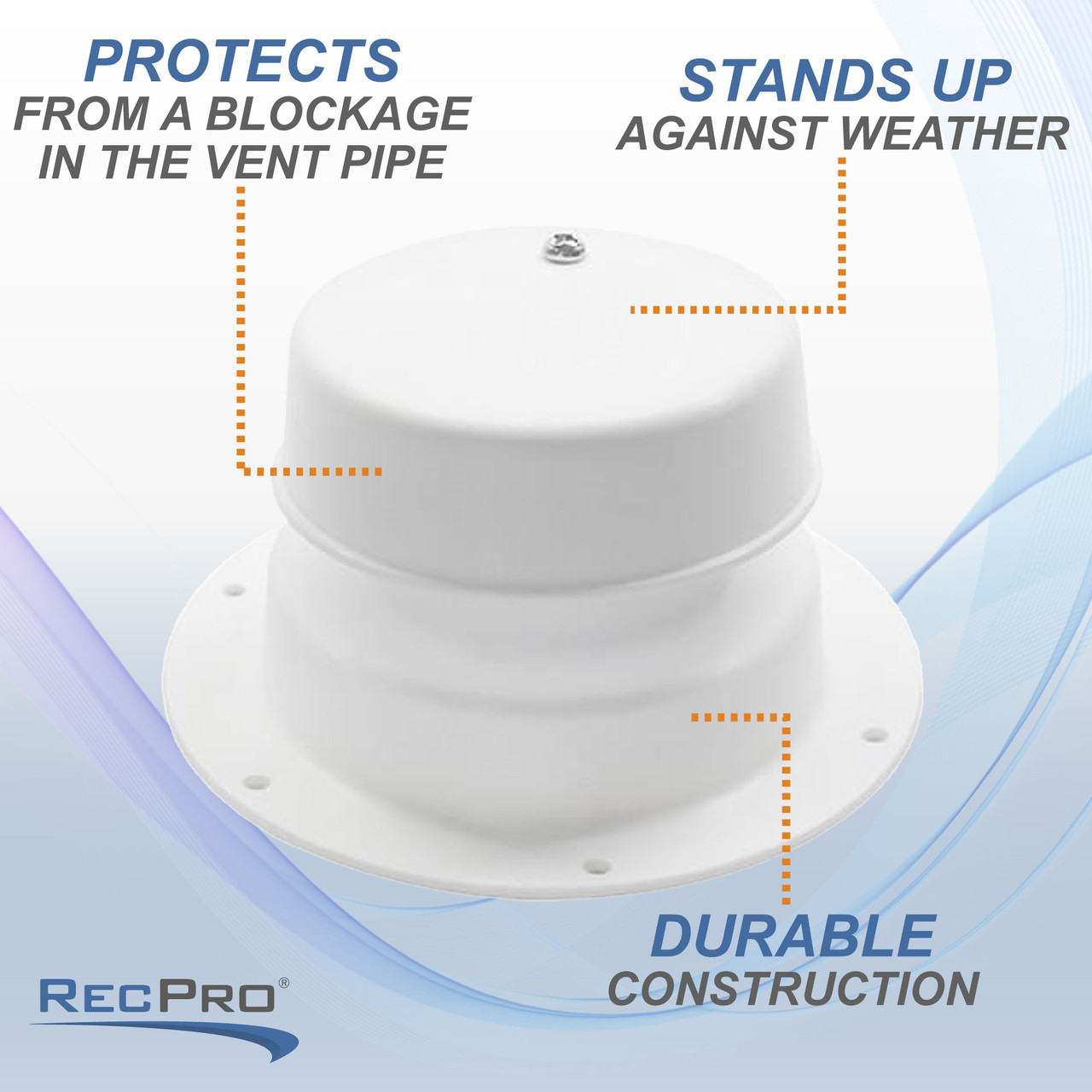 2 Roof Vent Cap, Plumbing Sewer For RV Camper And Trailer Used For Black Tanks - Foto 2