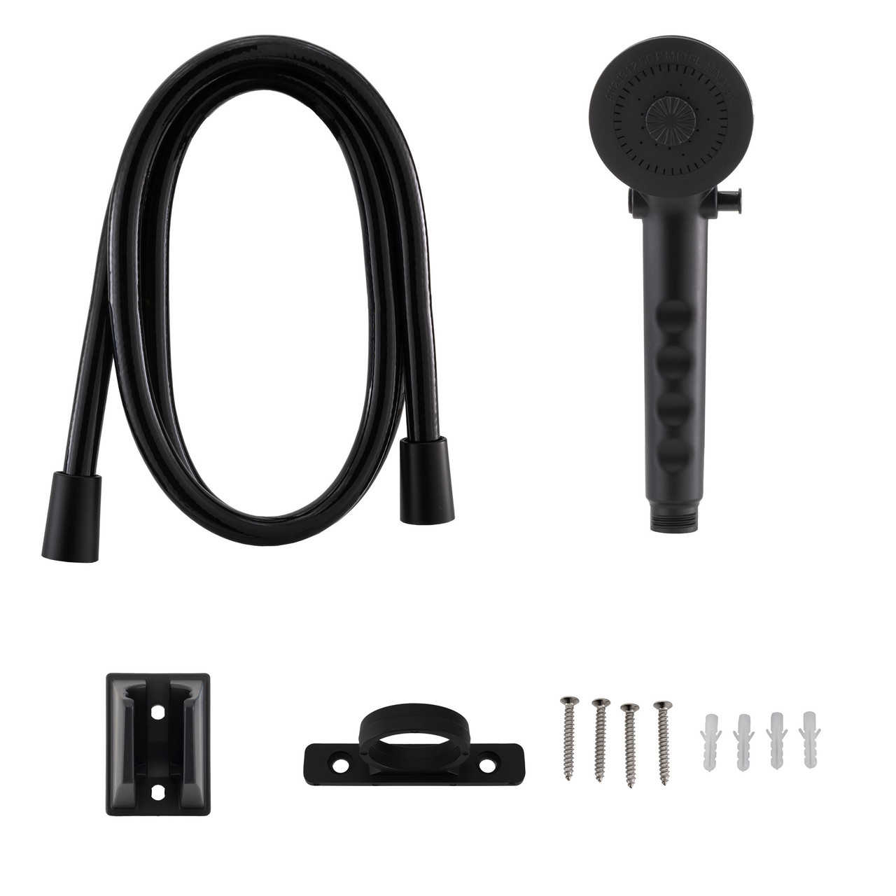 RV Handheld Shower Head and Hose with Shut Off White RecPro