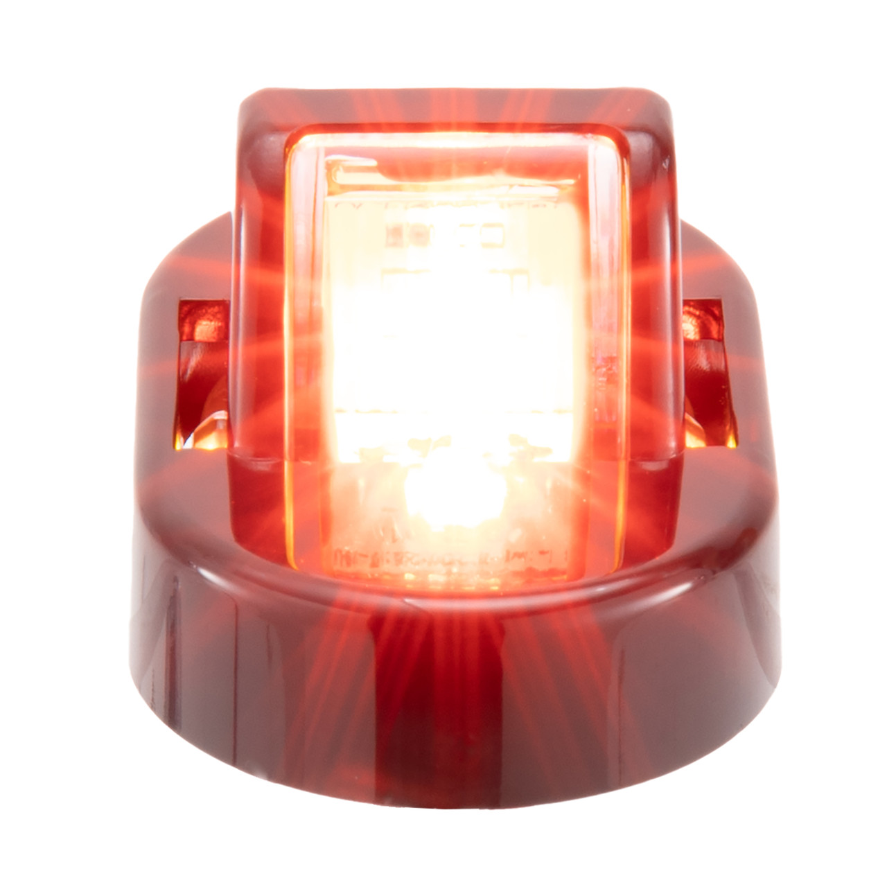 AUTOKAY 2-Pack LED Trailer Fender Lights - Amber Front / Red Rear Clearance Lights, Left & Right Side Kit