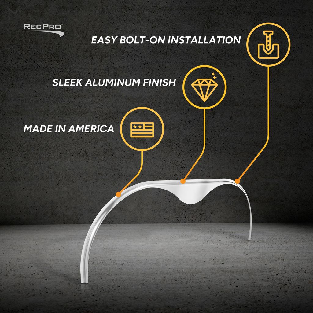 Aluminum Tandem Trailer Fender Flare 72
