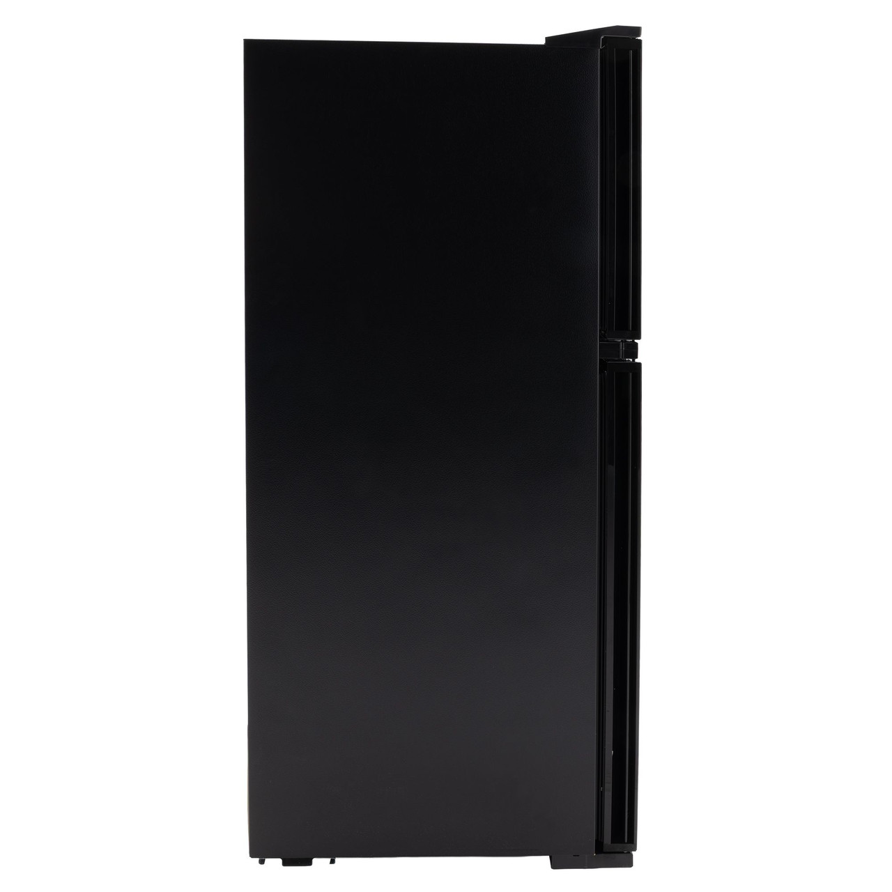 RV Refrigerator 10.7 Cubic Feet 12V with Glass Doors Black - RecPro