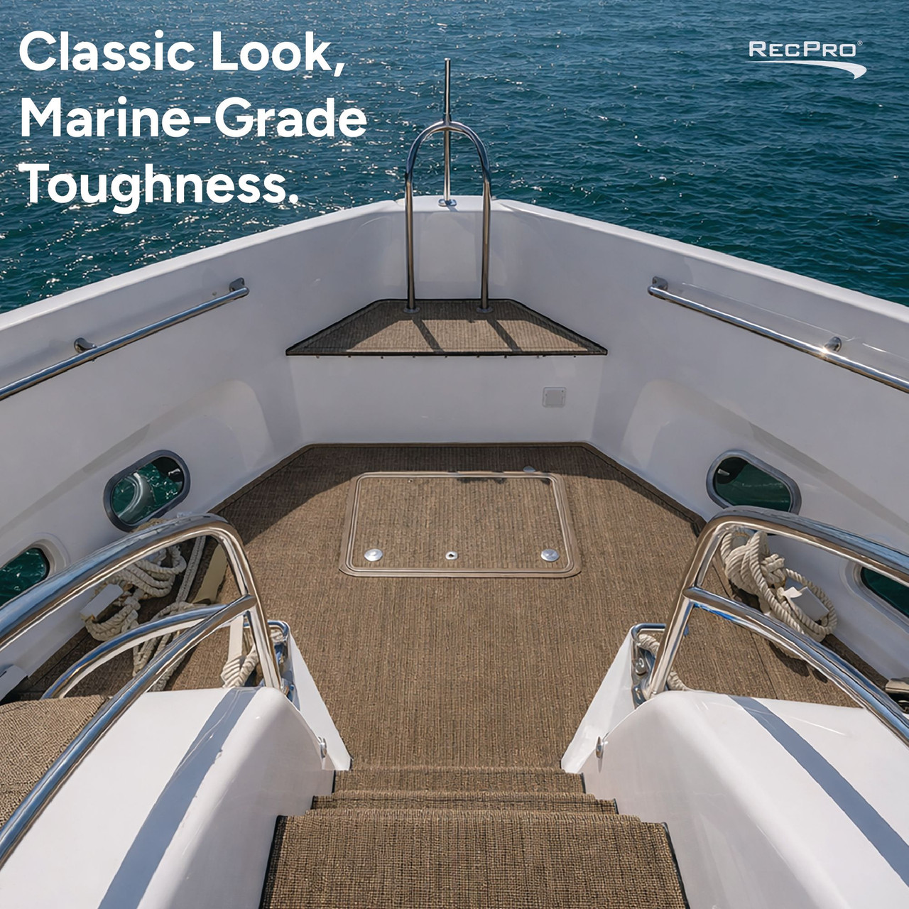 Duravinyl 8.5' Marine Boat Vinyl Flooring Birstol Style - RecPro