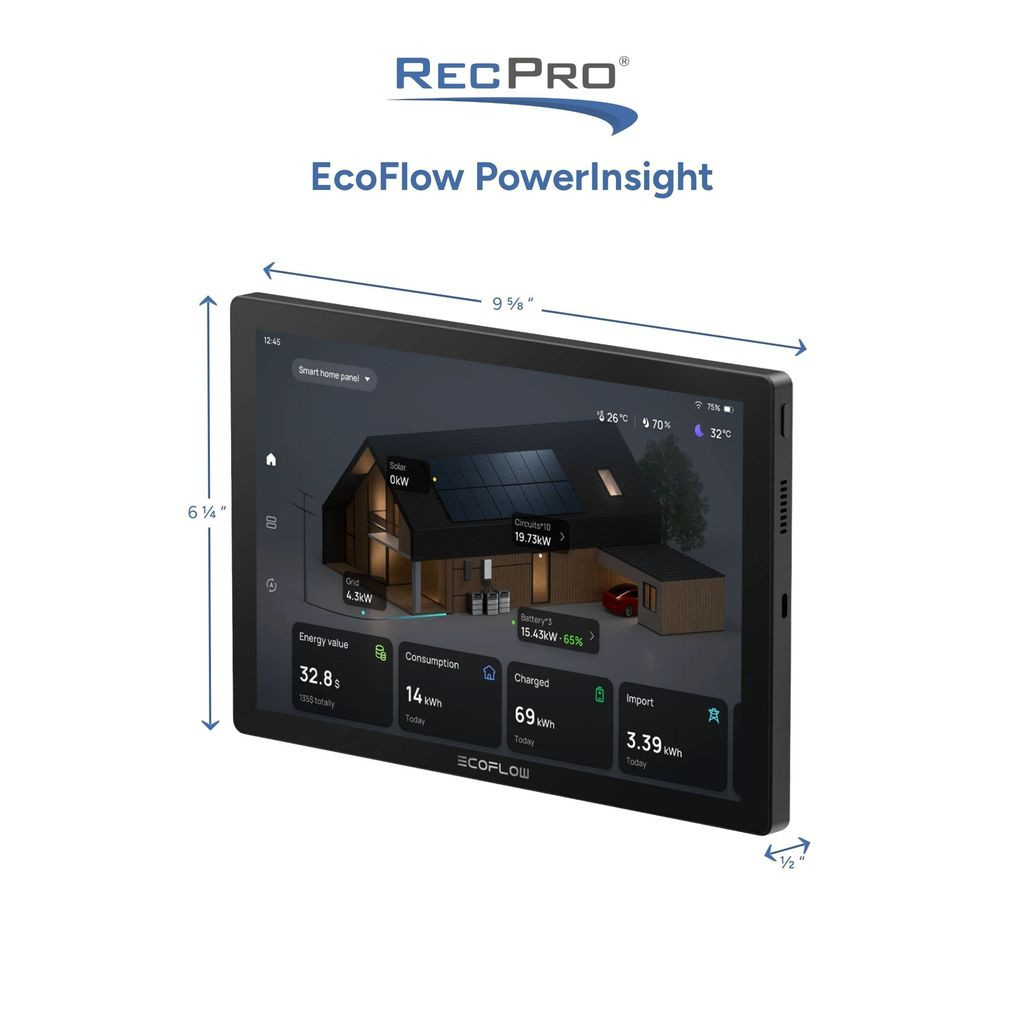 EcoFlow Power Kit System Monitor Console - RecPro