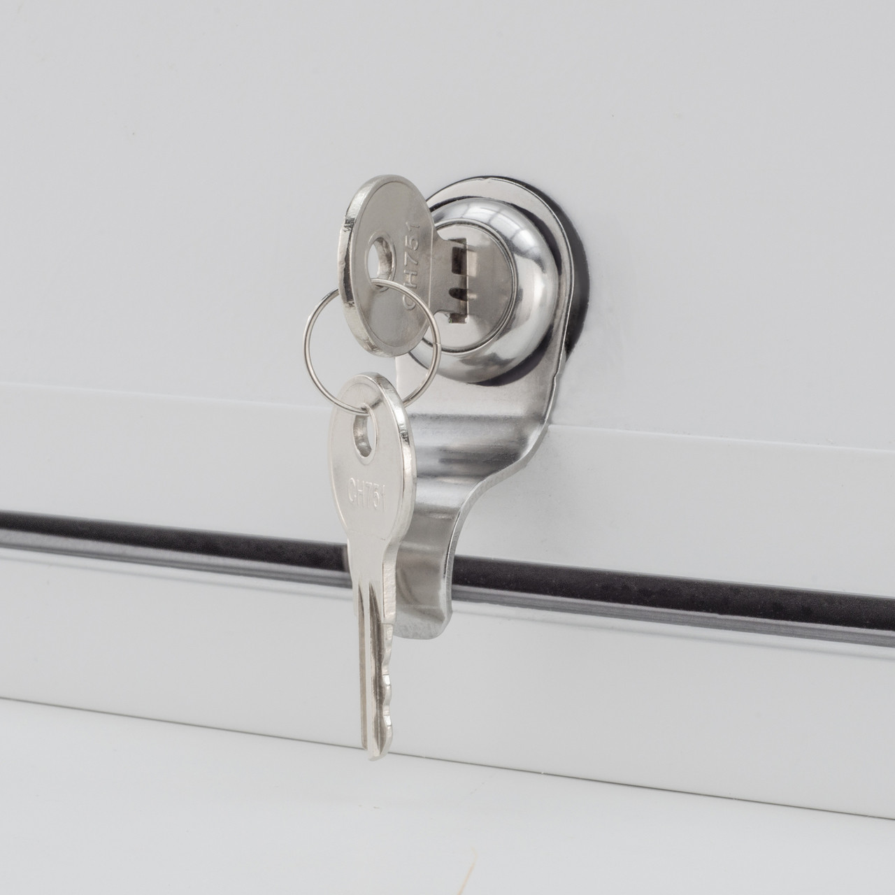 12" X 12" Compartment Door With Key Lock – For Trailers, RVs, And Campers (Leisure G5C12X12-TW)
