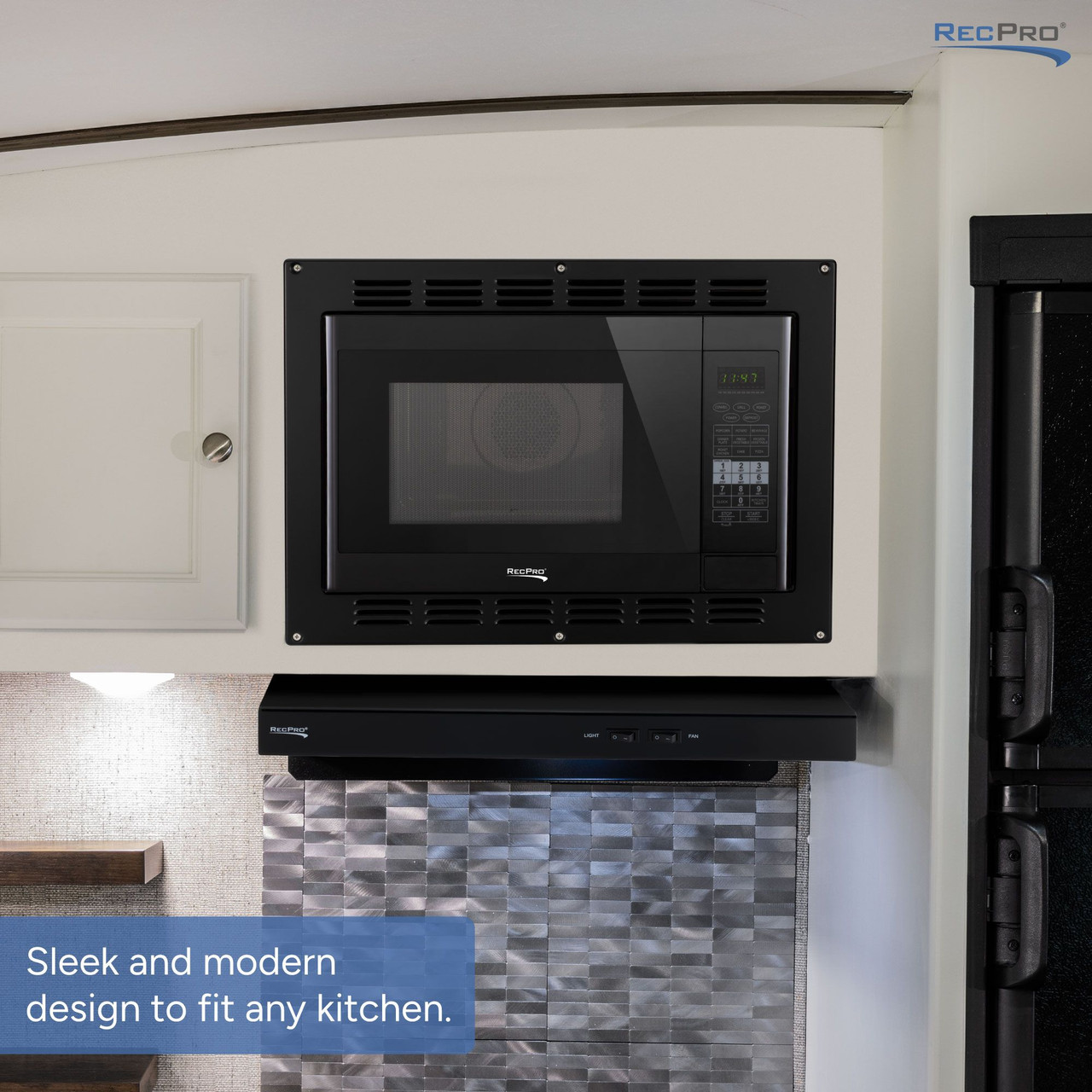 RV Convection Microwave Black 1.1 Cu. ft Replaces High Pointe and