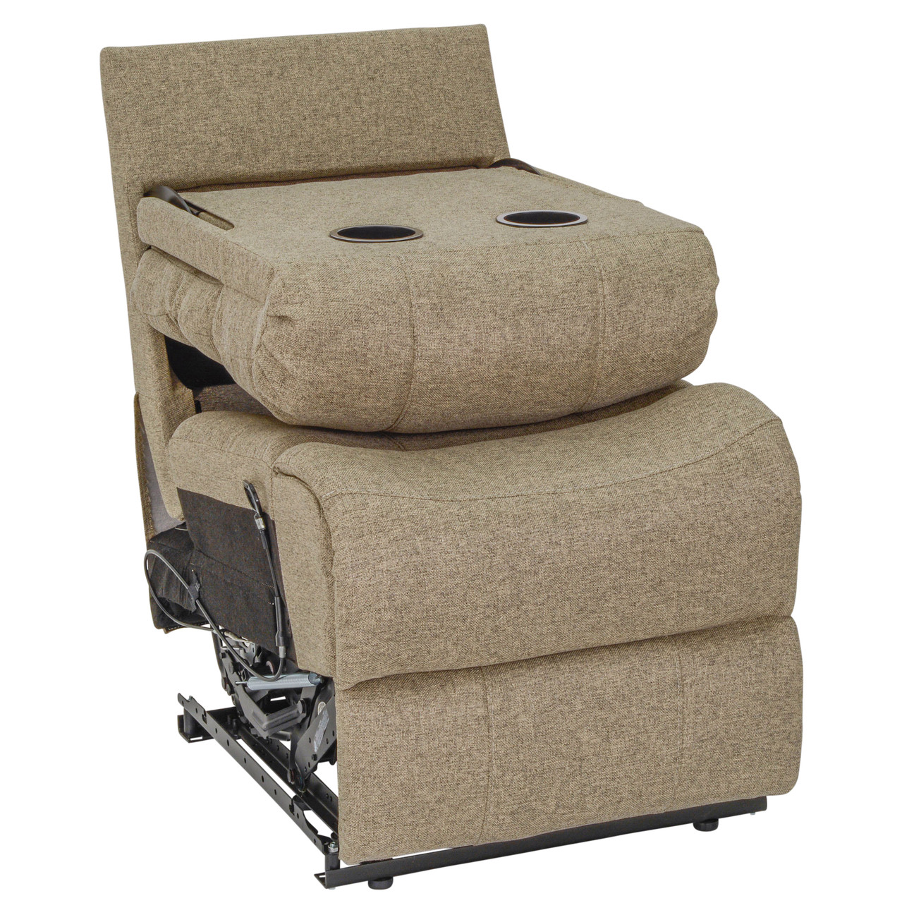 RecPro Charles RV Gaming Chair and Ottoman with Storage - RecPro