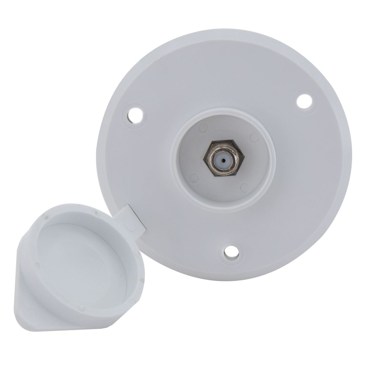 RV Cable TV Hookup Plate Coaxial Cable Connector RecPro