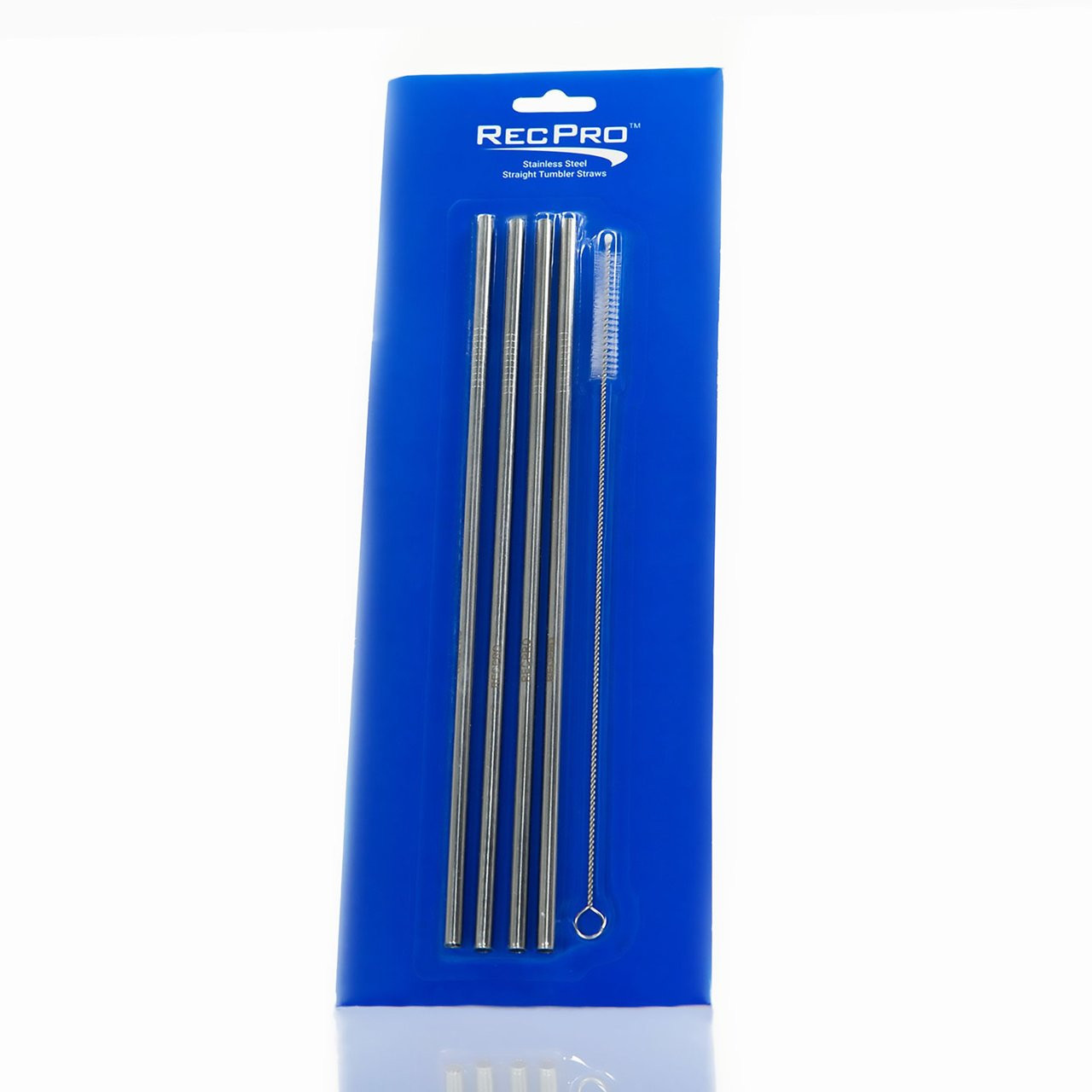 4 LONG Stainless Steel Straws fits 30 oz Yeti Tumbler Rambler Cups