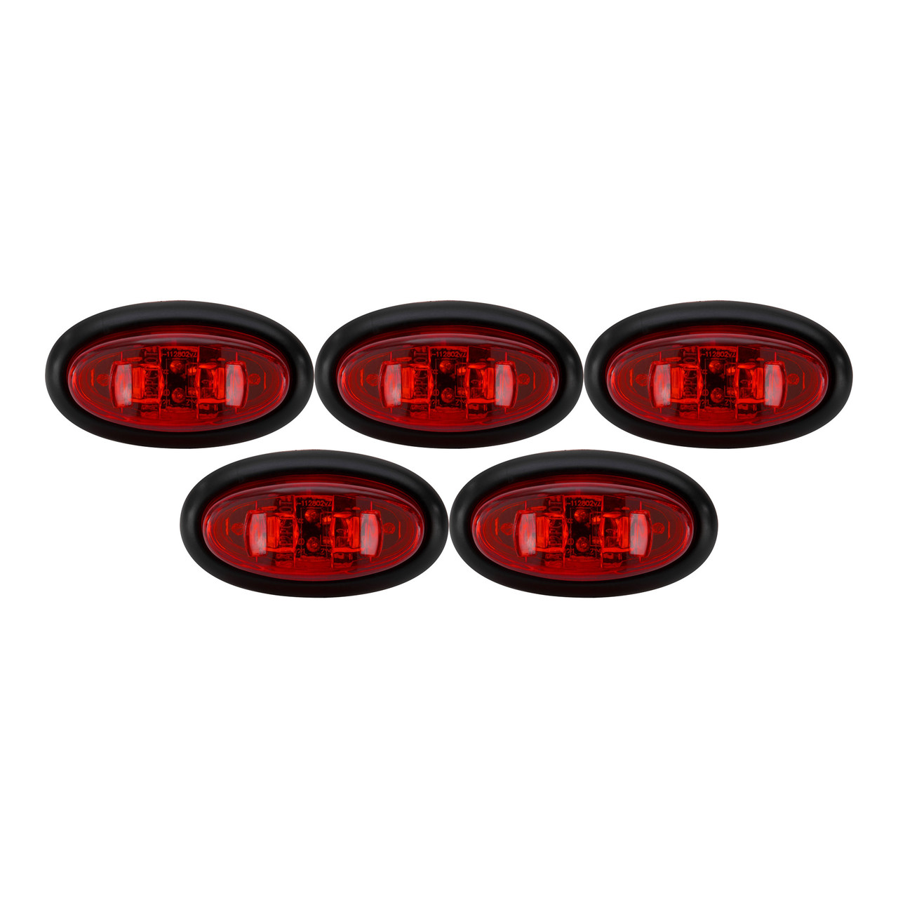 1.5" LED Oval Surface Mount Marker Clearance Multiple Colors (5, 10, and 20 Packs) -
