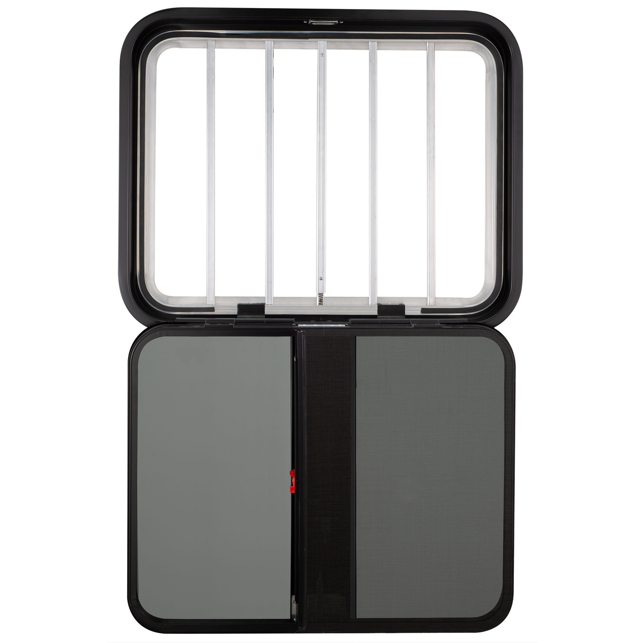 Horse Trailer Feeder Windows Drop Down 30" x 24" Radius Rounded