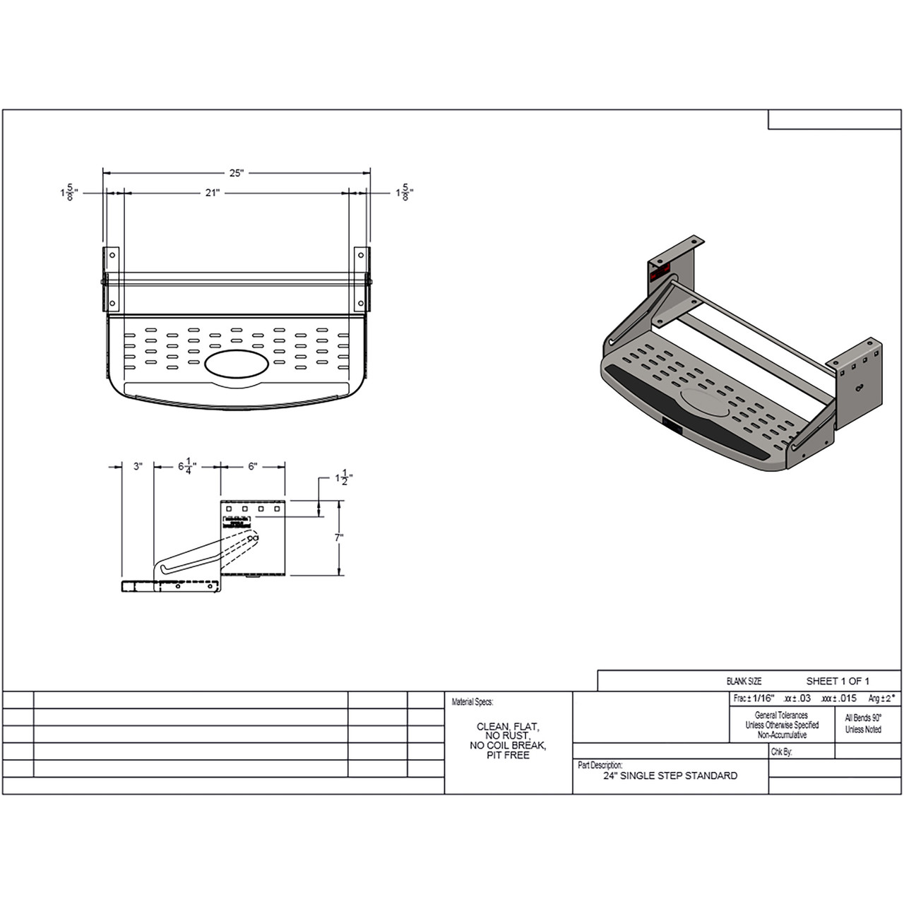 RV Steps 24 Double Step in Black - RecPro