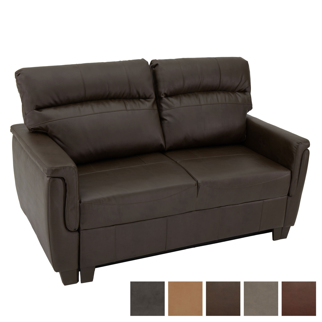 Rv leather shop sleeper sofa