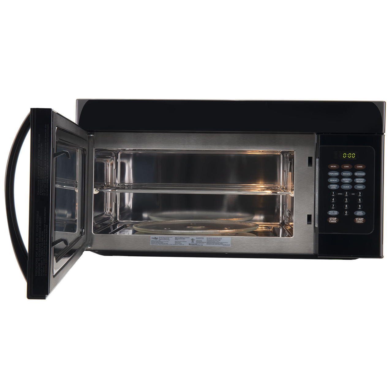 RV Microwave 30" Over the Range Convection Oven Black Finish Replaces