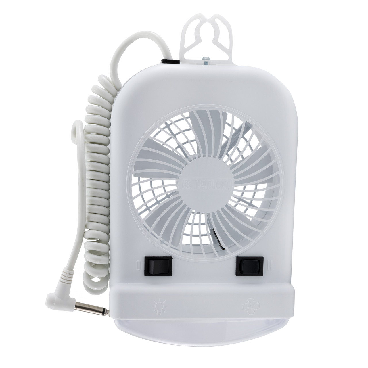 RV Bunk Bed Fan with LED Lamp - RecPro