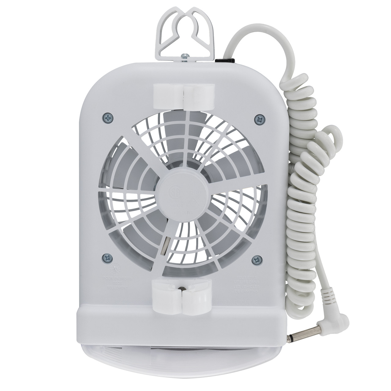 RV Bunk Bed Fan with LED Lamp RecPro