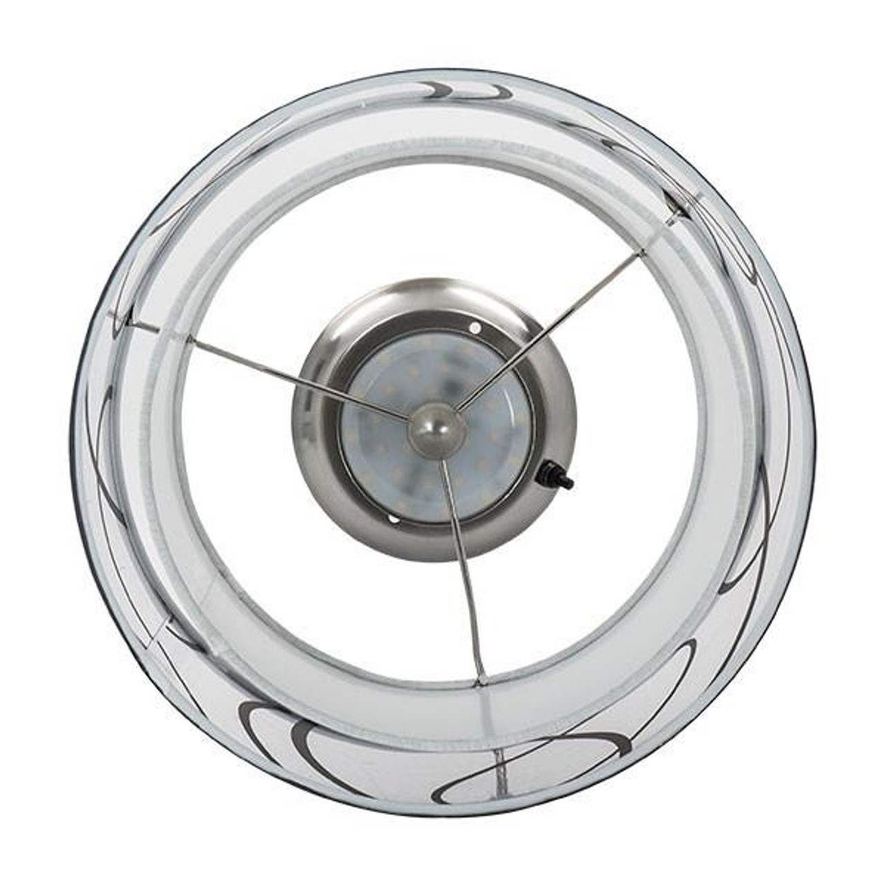 LED 12V RV Ceiling Light Brushed Nickel RecPro