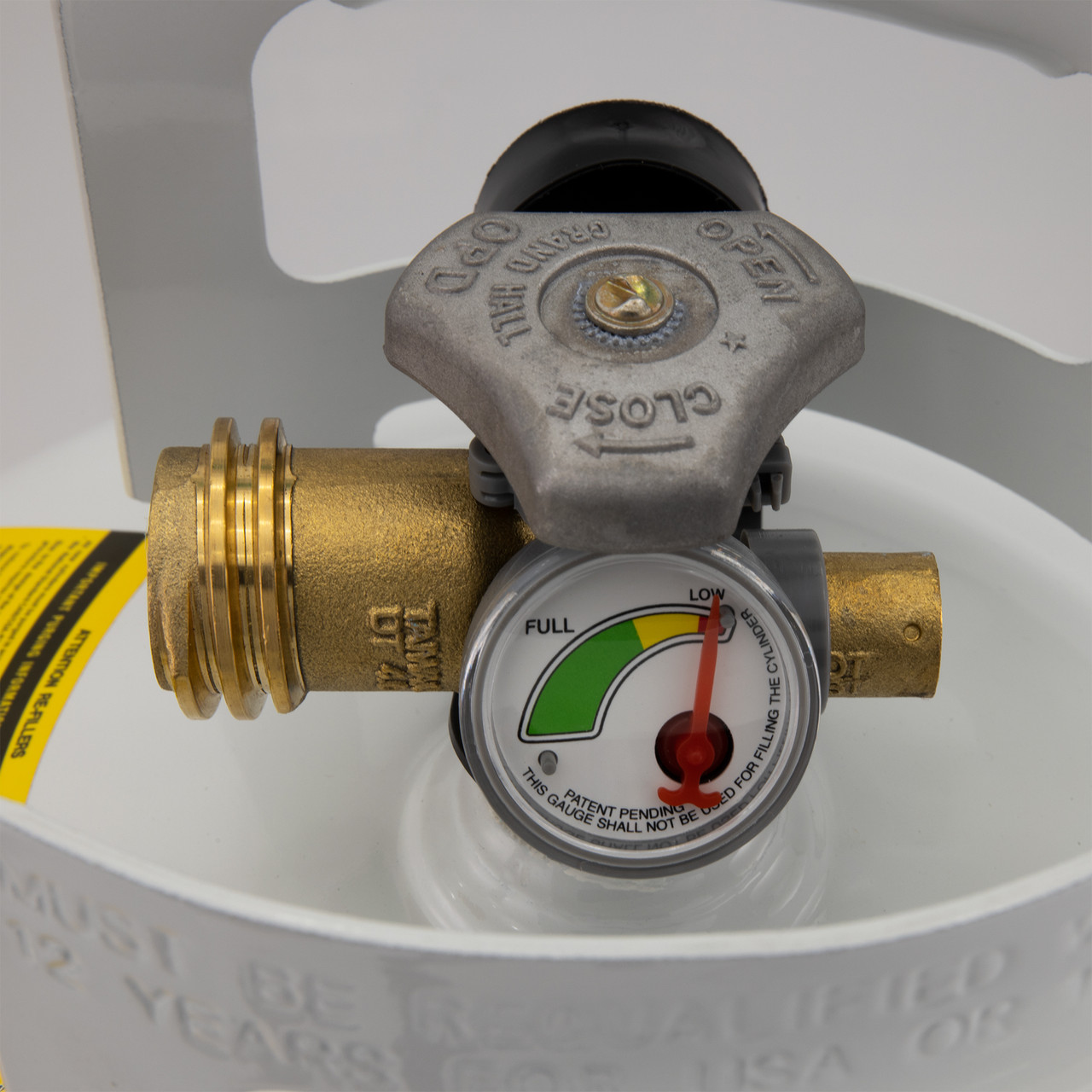 RV 20lb Propane Gas Tank with Gauge Optional Mounting Kit RecPro