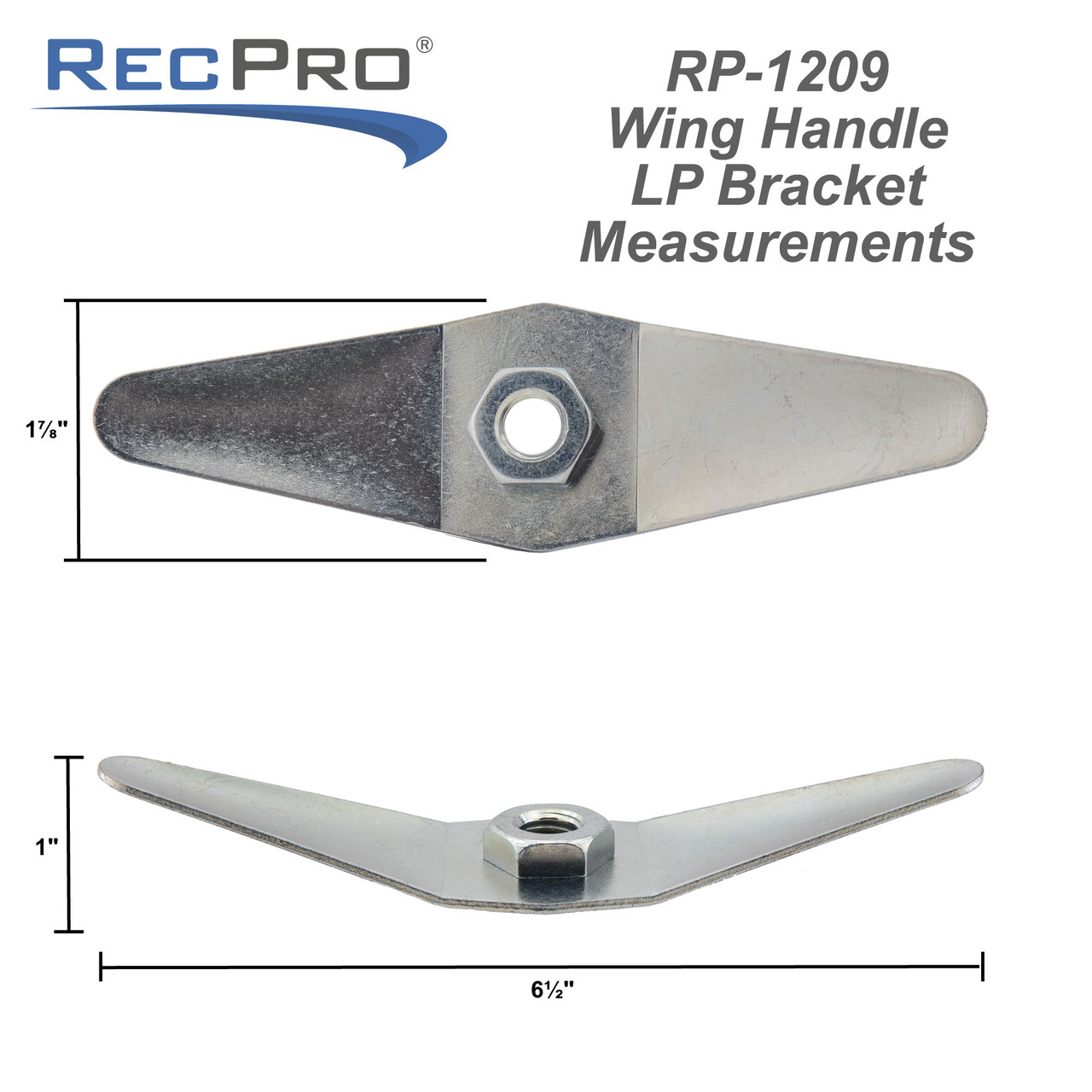 RV Propane Tank Retainer Wing Nut RecPro