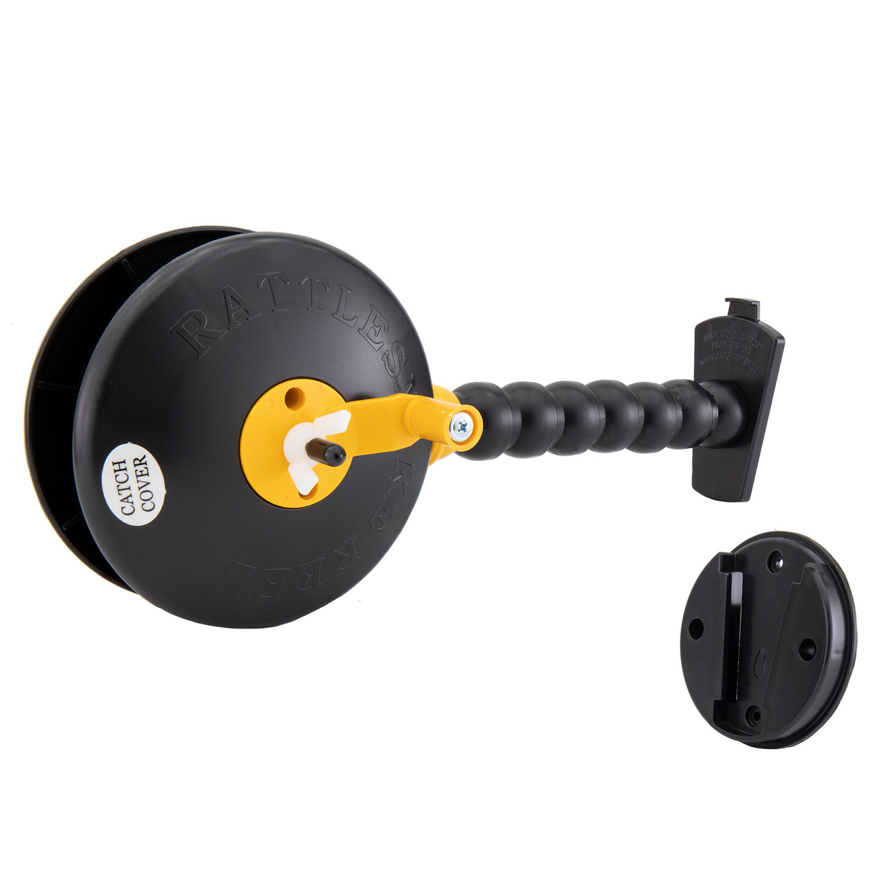 Ice Fishing Rattlesnake Reel with Quick Wall Mount