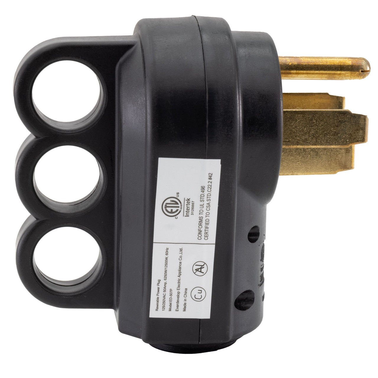 50 Amp RV Plug Replacement Male - RecPro