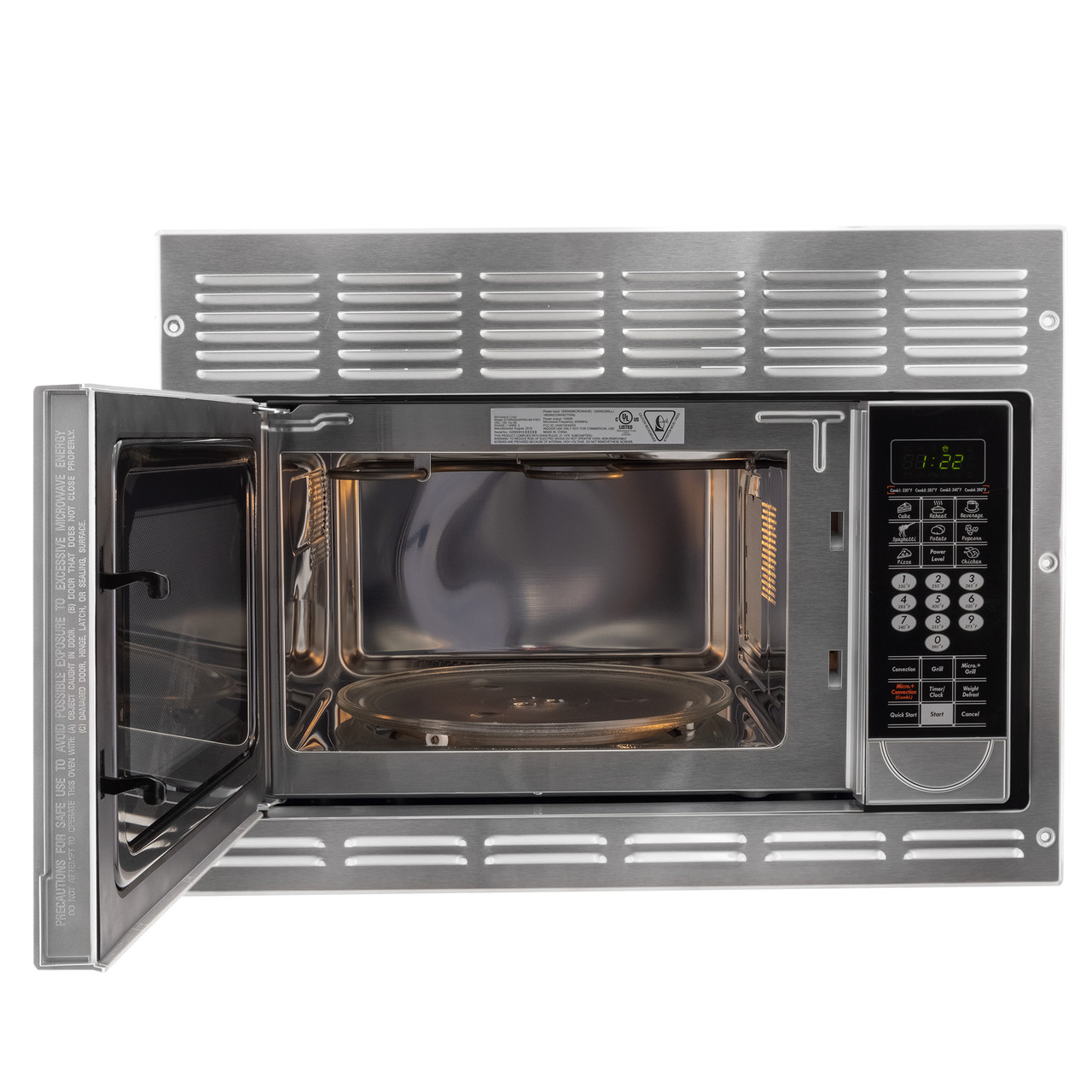 Greystone .9CU Ft SS Built-in microwave P90D23AP-YX-FR03 - Pleasure Land RV  Surplus Store