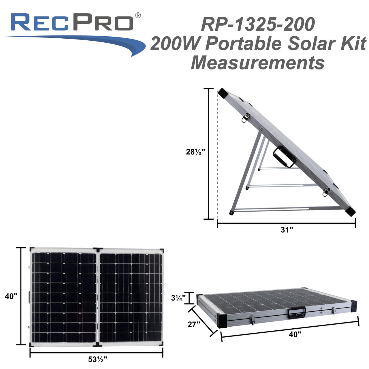 Go Power! Portable Solar Panels for RV RecPro