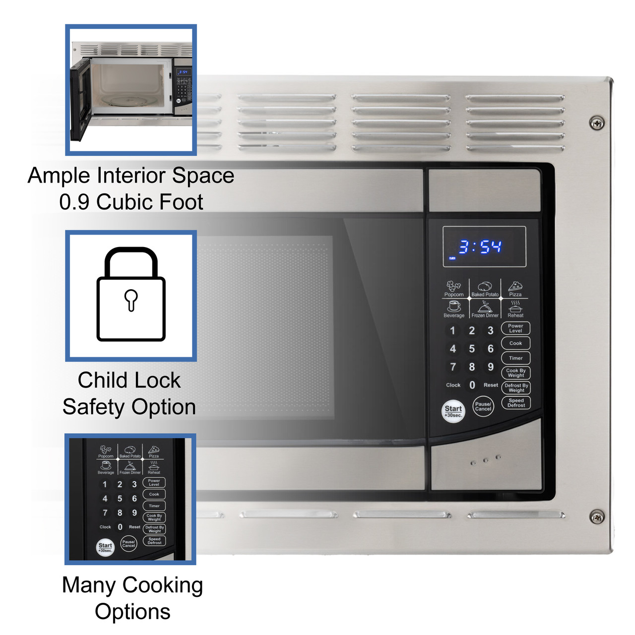 0.9 cu. ft. Microwave Oven