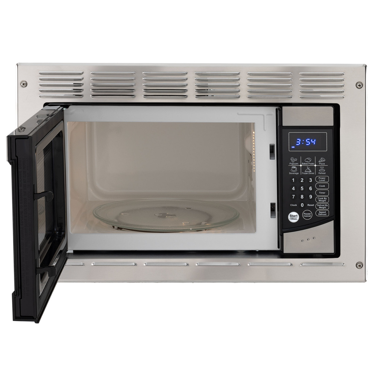 RV Microwave, .9 Cubic Ft Black Microwave with Trim Kit, 900 Watt  (RPM-1-BLK)