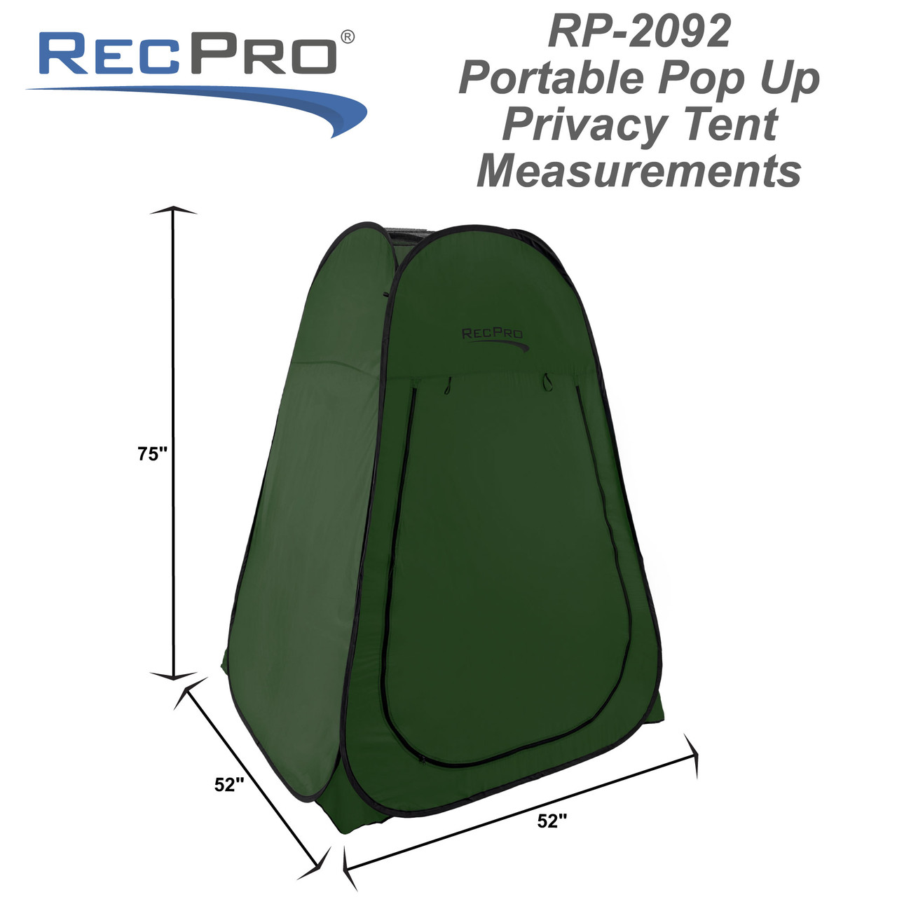 Portable Pop Up Privacy Tent RecPro