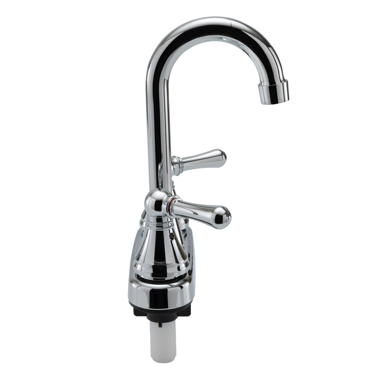 RV Bathroom Faucet with Twin Handles Chrome RecPro