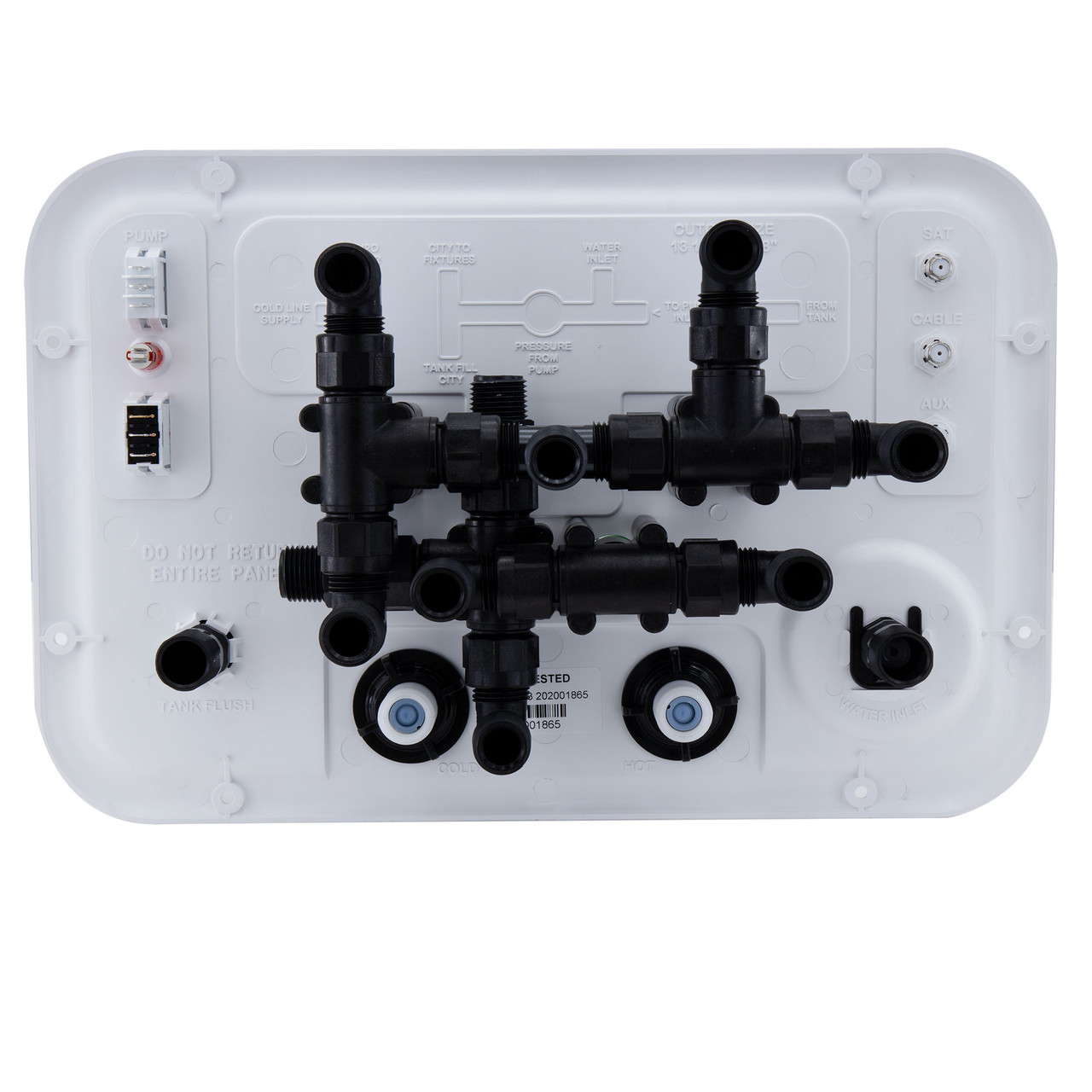 RV Multifunction City Water Fill Panel Nautilus P3 10" x 15" RecPro