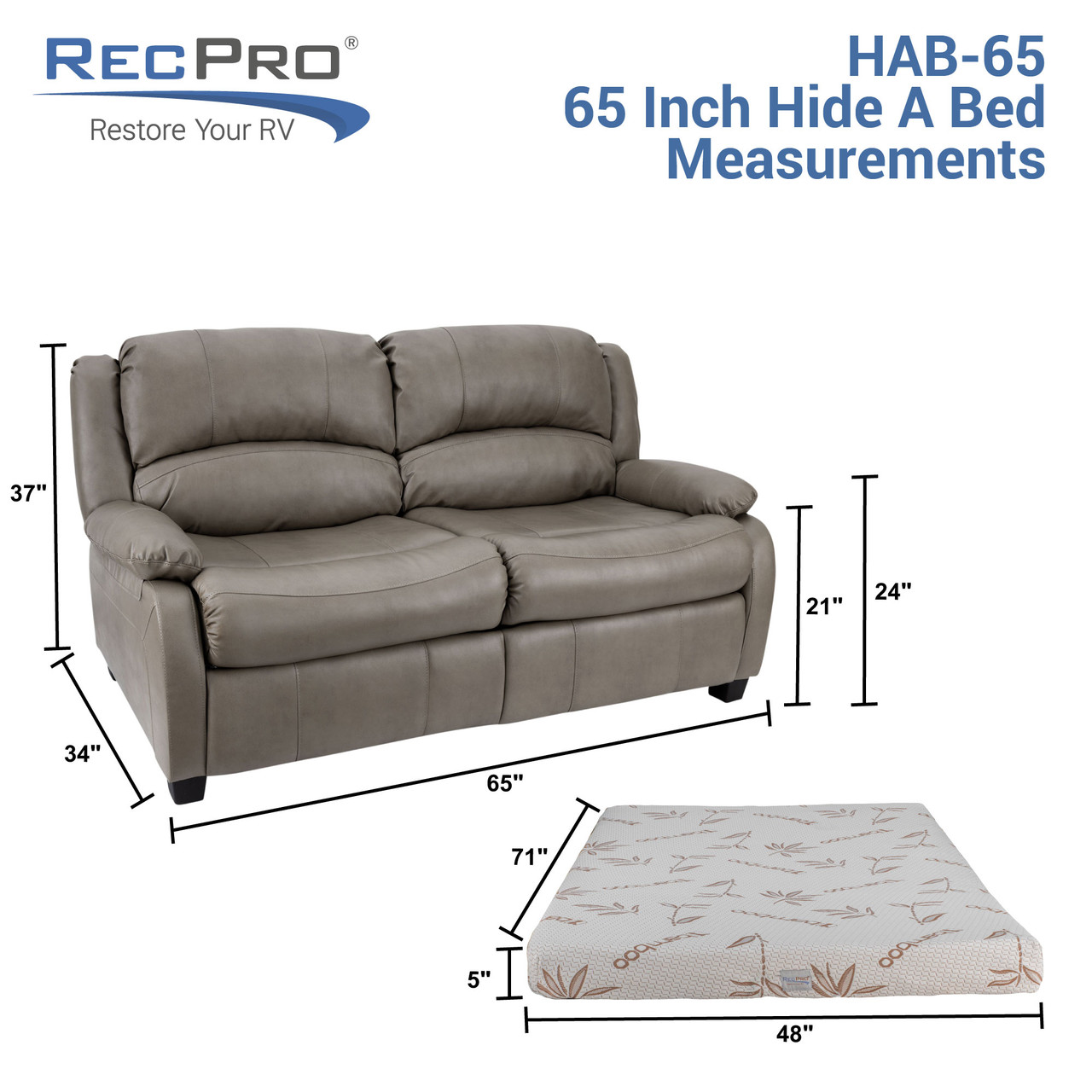 wall mount rv sofa beds