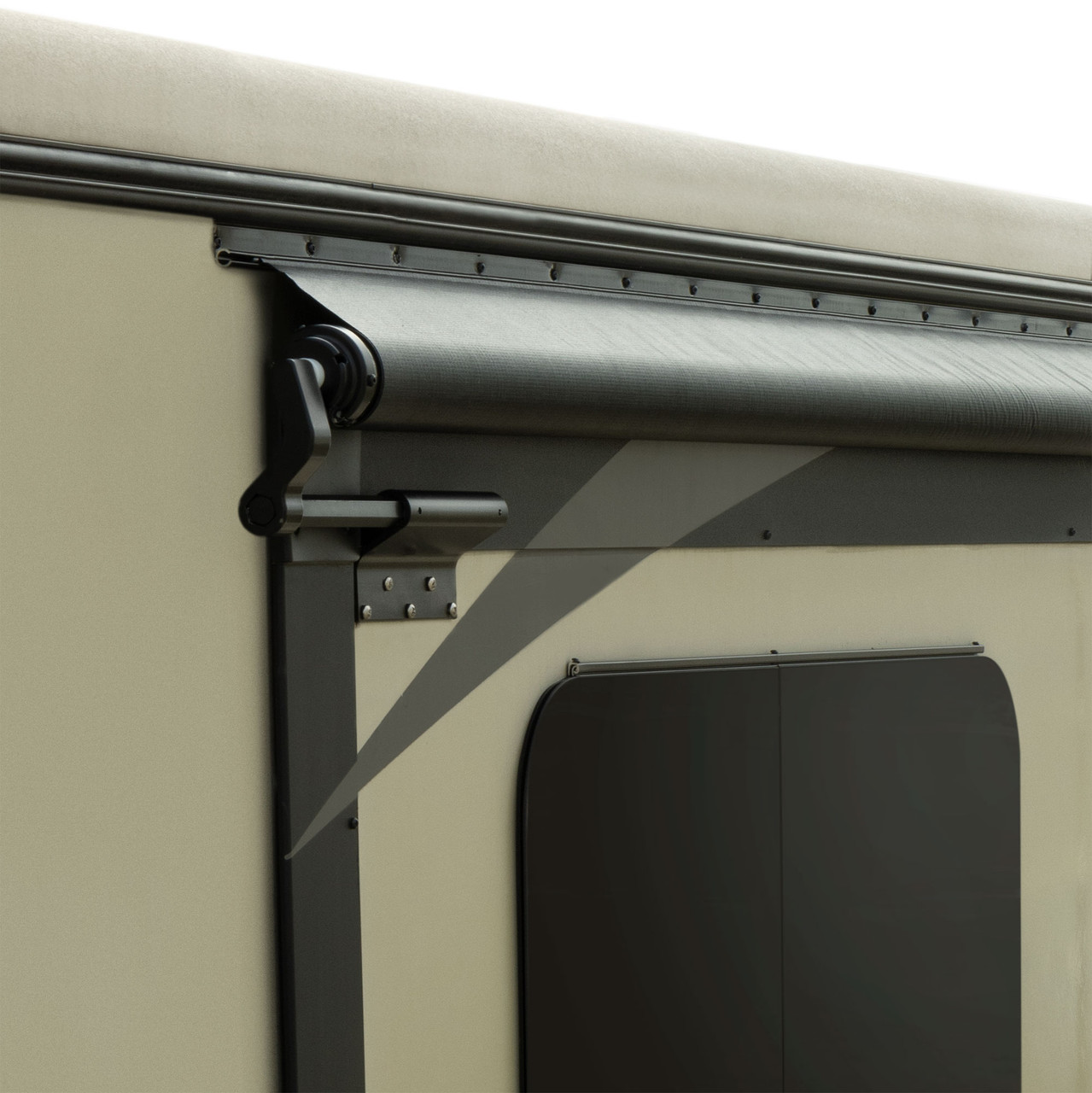 RV Slide Topper Cover Assembly Slideout Awning Black RecPro