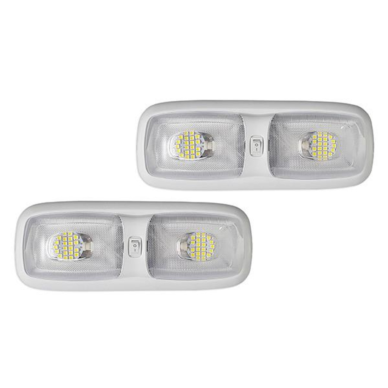 RV LED 4 1/2 Surface Mount Dome Light Battery Powered - RecPro