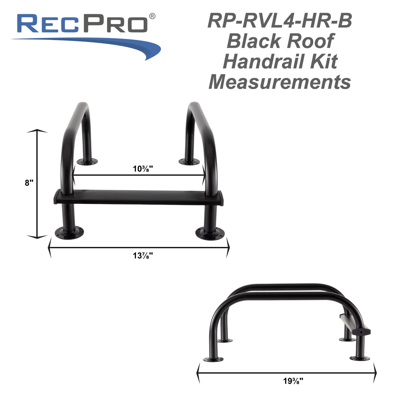 Universal RV Roof Handrail Kit RecPro