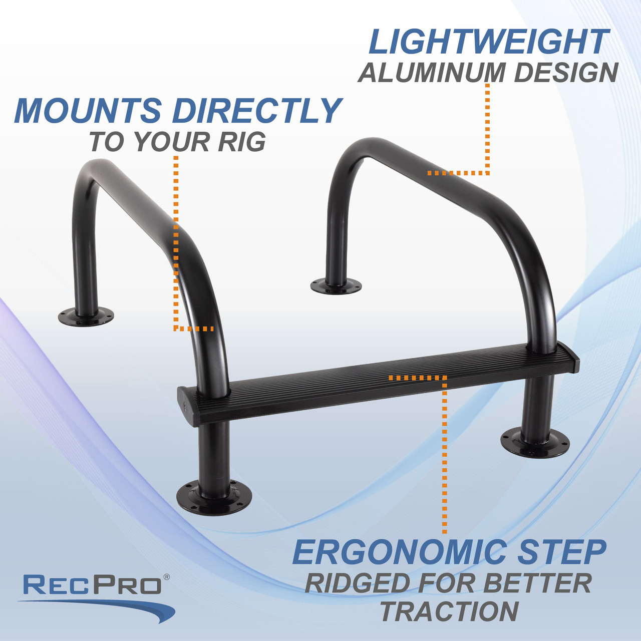 Universal RV Roof Handrail Kit RecPro