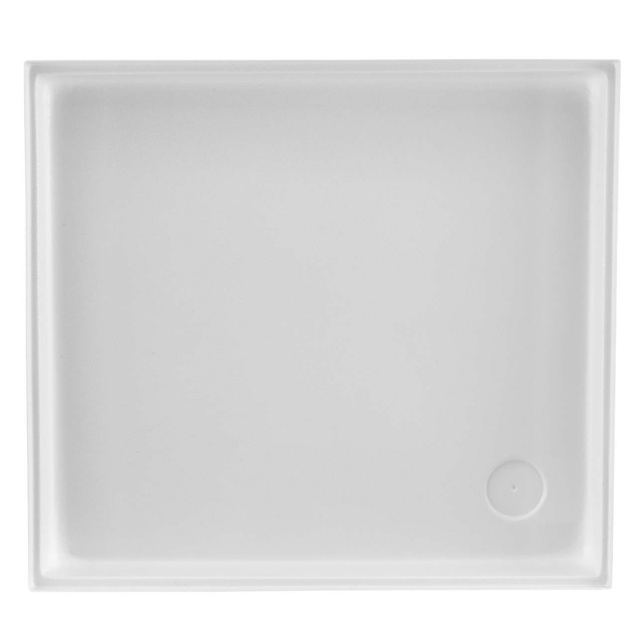 RV Shower Pan 32 x 24 x 5 Right Drain in White - RecPro