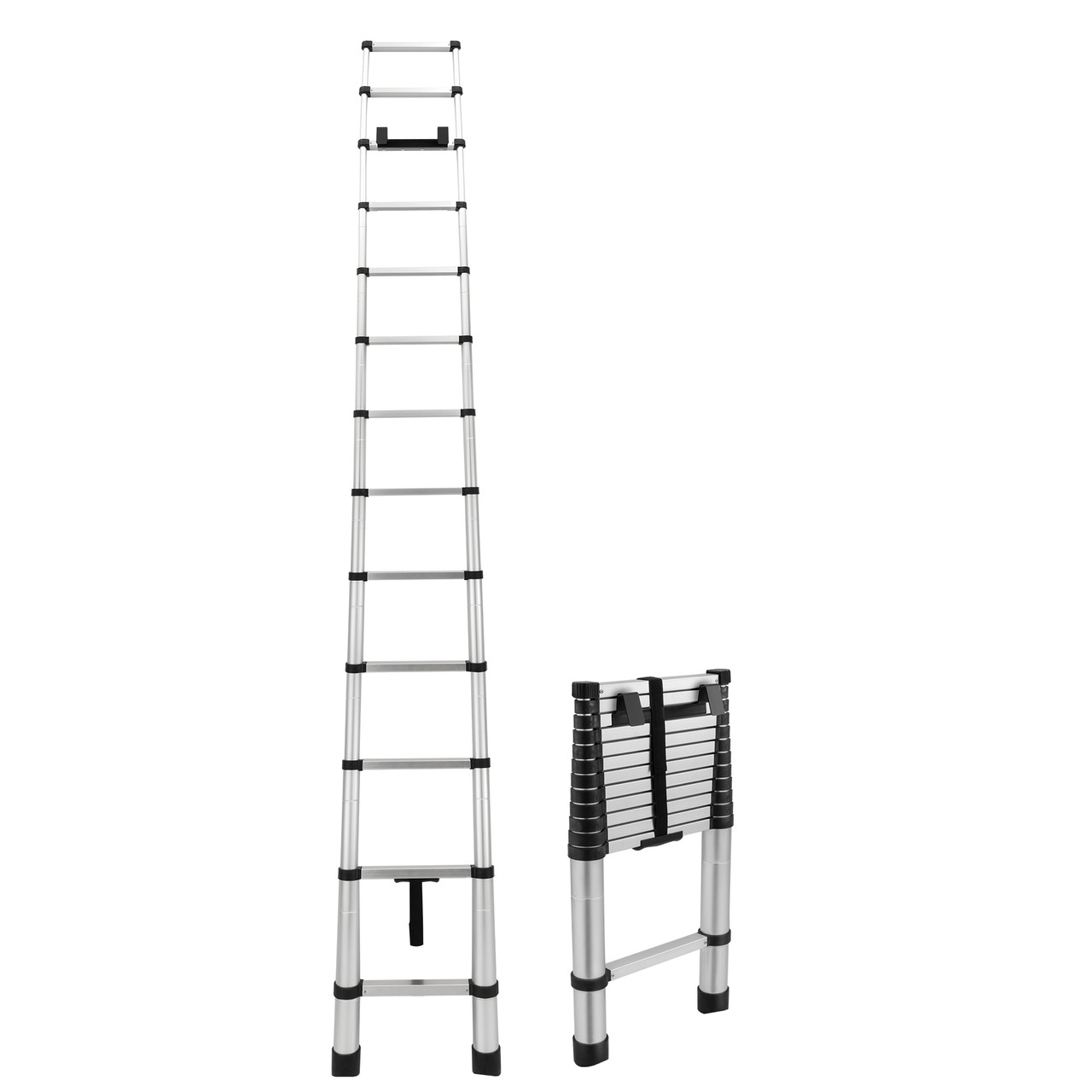 RecPro RV Telescoping Ladder 12.5ft Compatible with Lippert On-The