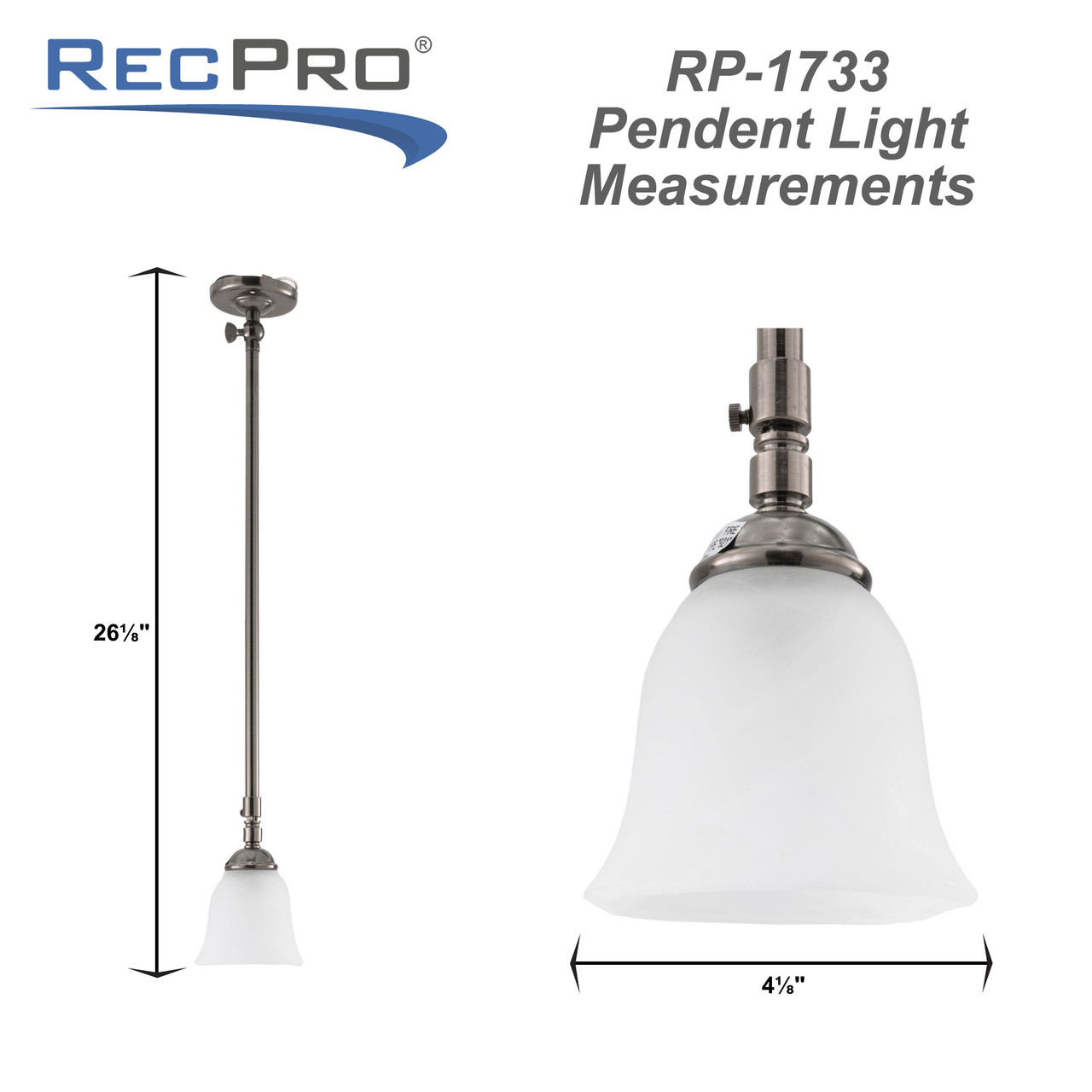 RV Pendant 12V Ceiling Light - RecPro